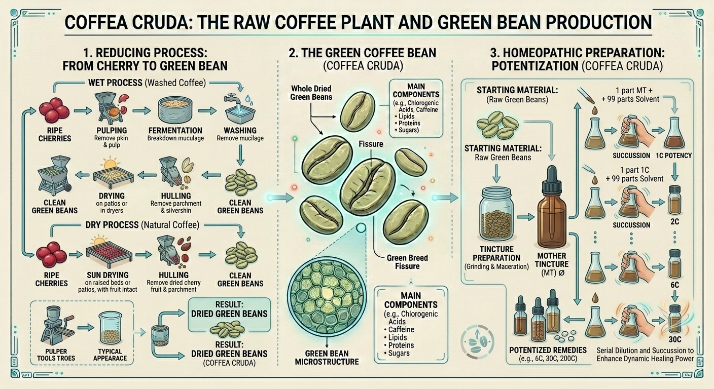 Coffea cruda — the homeopathic sleep remedy made from coffee