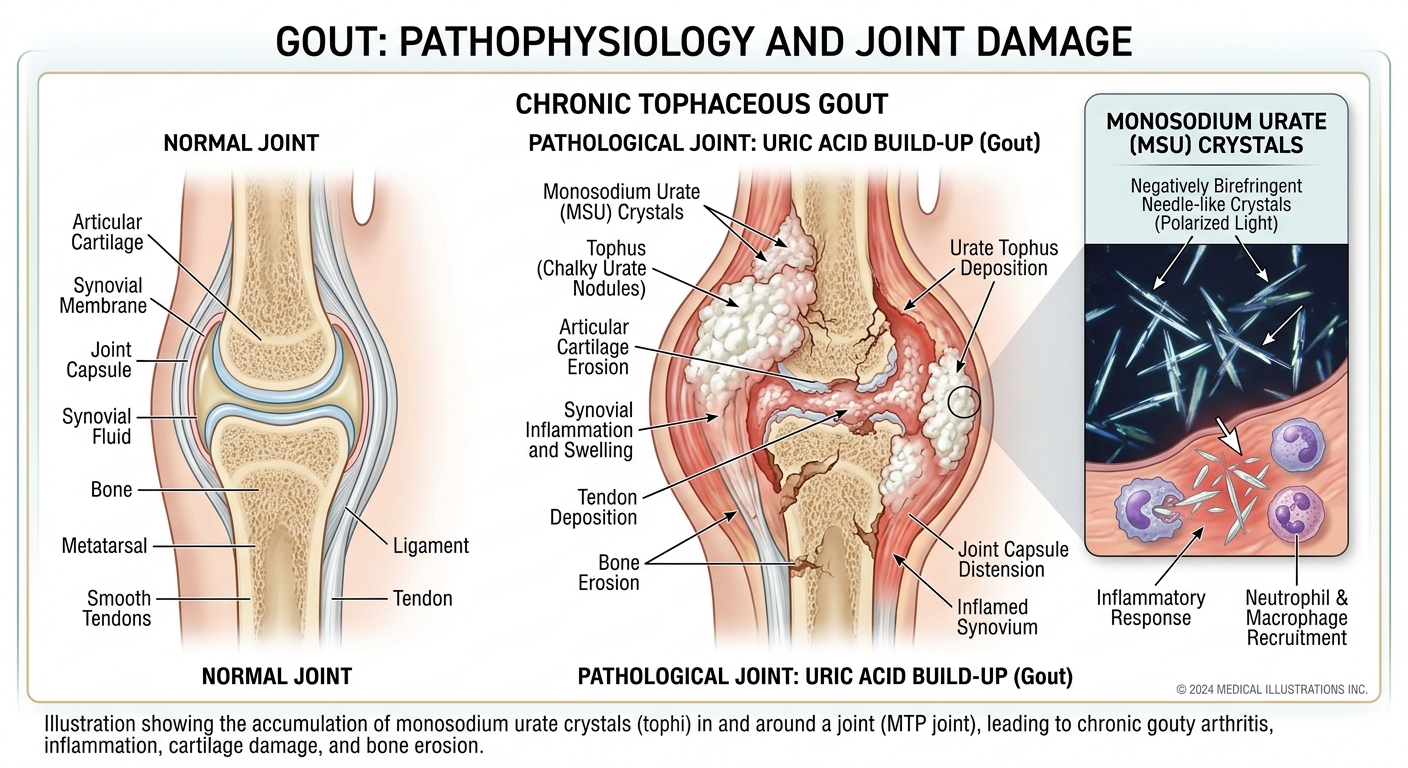 Gout — a crystal disease